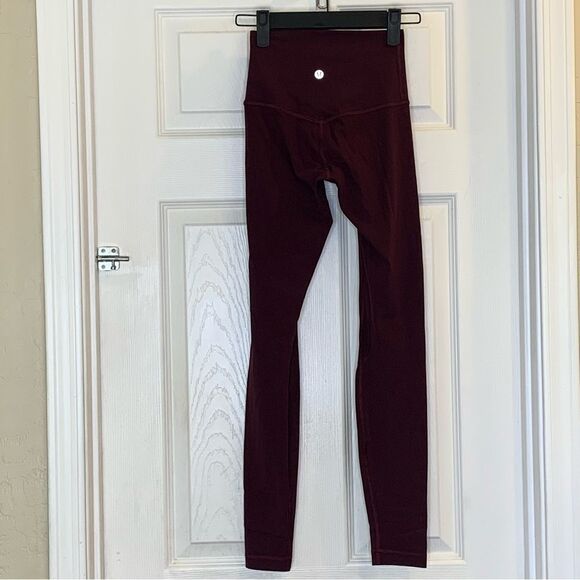 Lululemon Align High-Rise Pant 28" Garnet Size 0 - Picture 9 of 9